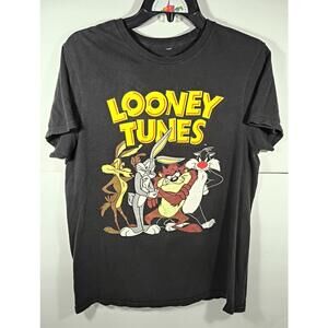 Looney Tunes Graphic T-Shirt Men's Size Small Front/Back Hit Cut Tag